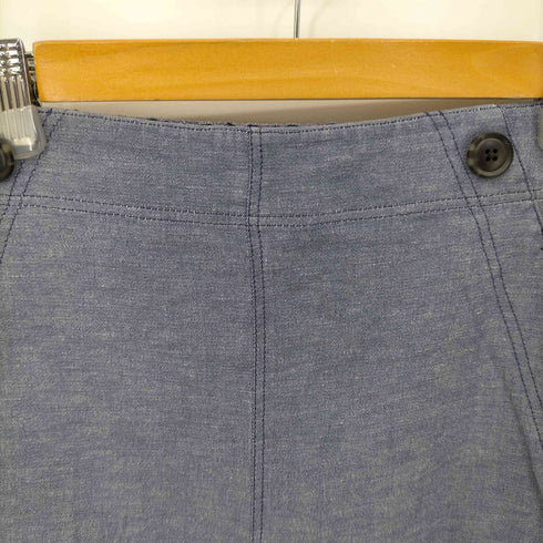 マカフィー MACPHEE 20AW コットン レーヨン リネン セミワイドパンツ レディース 36