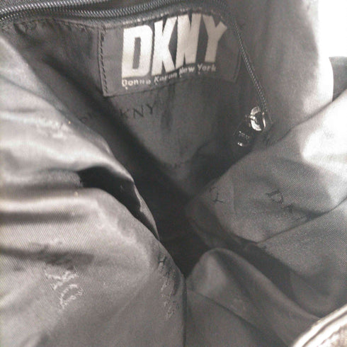 ダナキャランニューヨーク DKNY 90S レザー巾着ショルダーバッグ メンズ