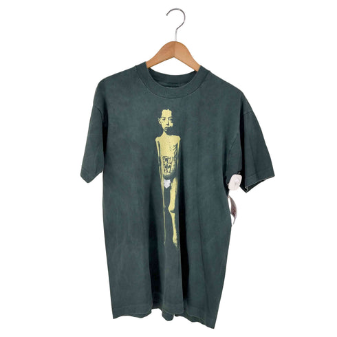 USA製 FRUIT OF THE LOOMボディ F.U.T.U.R.E T-shirt 製品染め メンズ import:L