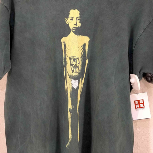 USA製 FRUIT OF THE LOOMボディ F.U.T.U.R.E T-shirt 製品染め メンズ import:L