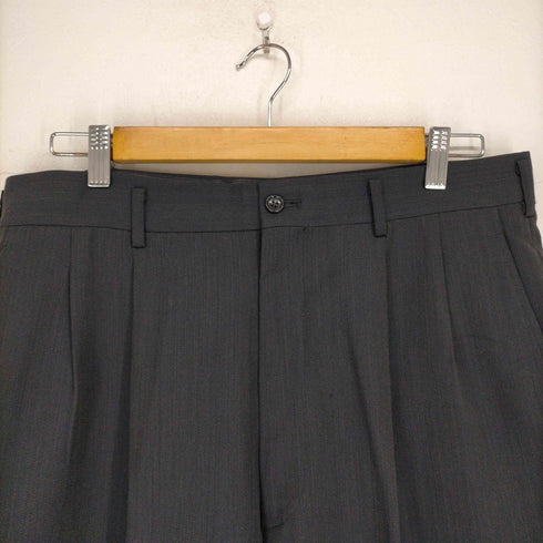 コムデギャルソンオムドゥ COMME des GARCONS HOMME DEUX AD2001 02SS ウールポリ 2タックスラックス メンズ X
