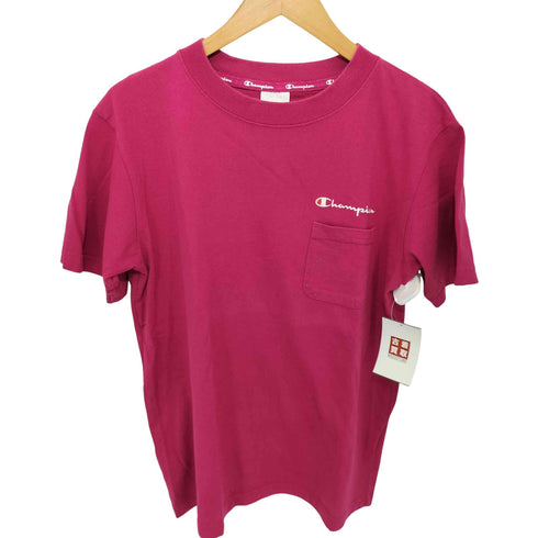 チャンピオン Champion ロゴ刺繍ポケット付きクルーネックTシャツ メンズ JPN:M