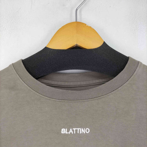 BLATTINO フロントロゴ刺繍 S/S Tシャツ ドローコード付き メンズ JPN:2