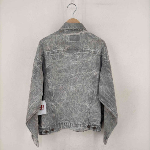 リーバイス Levis USA製 ボタン裏527刻印 70507 0261 グレーアシッド デニムトラッカージャケット メンズ import:M
