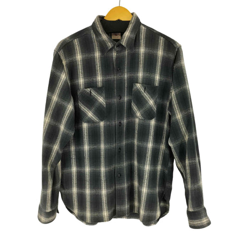 シュガーケーン SUGAR CANE TWILL CHECK L/S WORK SHIRT メンズ JPN:L