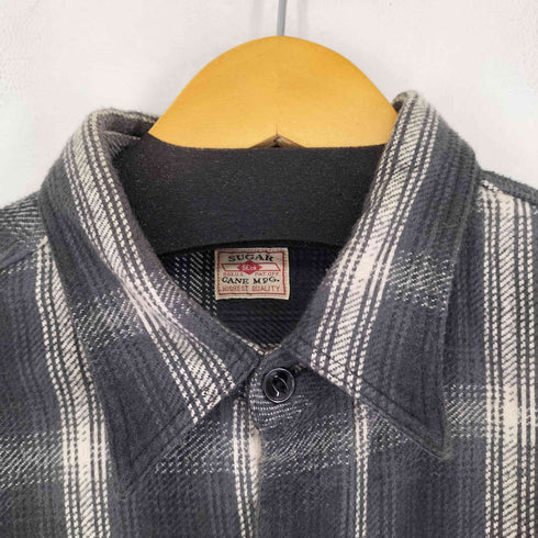 シュガーケーン SUGAR CANE TWILL CHECK L/S WORK SHIRT メンズ JPN:L
