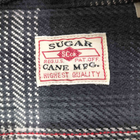 シュガーケーン SUGAR CANE TWILL CHECK L/S WORK SHIRT メンズ JPN:L