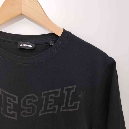 ディーゼル DIESEL ロゴプリントクルーネックTシャツ レディース JPN:S