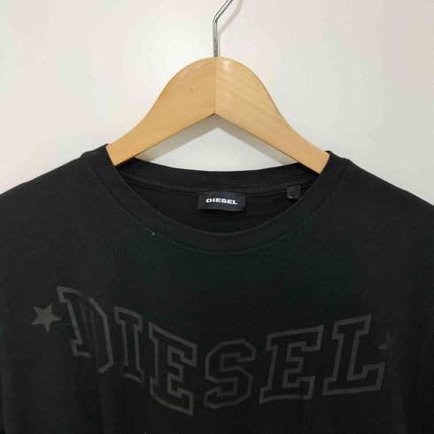 ディーゼル DIESEL ロゴプリントクルーネックTシャツ レディース JPN:S