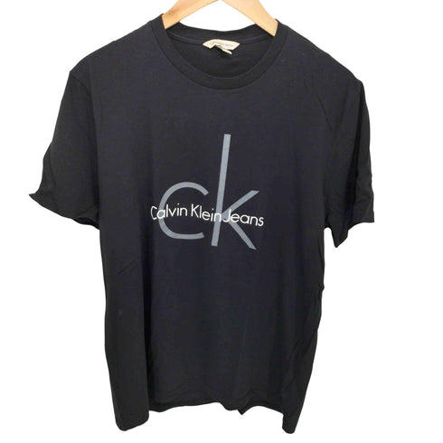 カルバンクラインジーンズ Calvin Klein Jeans フロントロゴプリント クルーネックTシャツ メンズ import:L