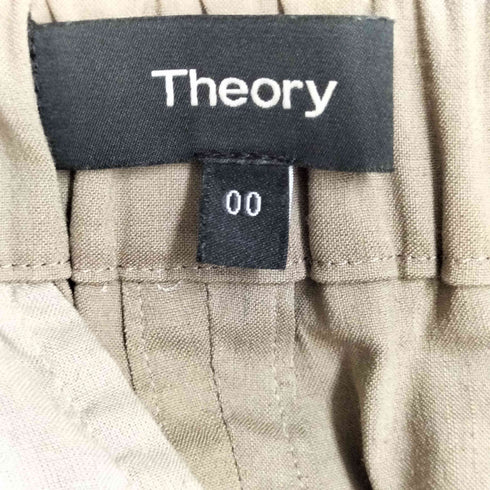 セオリー theory リネンレーヨン テーパードパンツ レディース 00