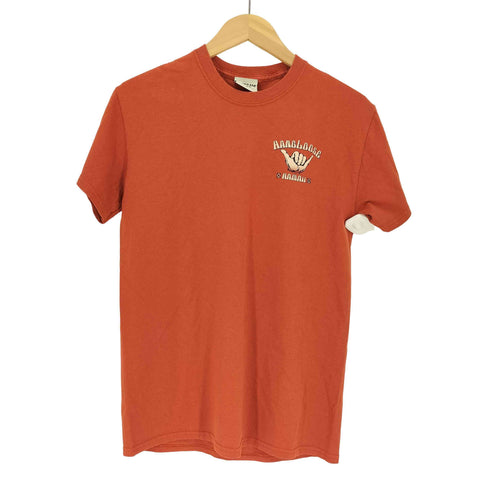 COLORWASH TEES メキシコ製 HANGLOOSE HAWAII ハワイプリント S/S Tシャツ メンズ import:S