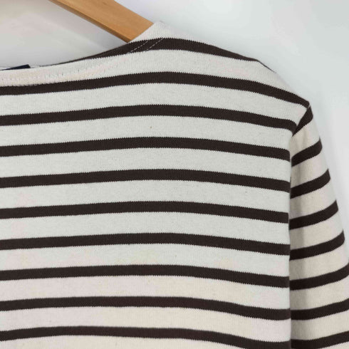 セントジェームス SAINT JAMES フランス製 ボーダー ボートネックカットソー バスクシャツ レディース F:3