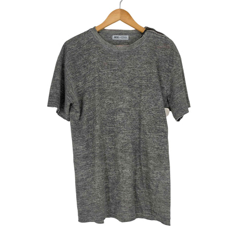 ディーゼル DIESEL 肩ジップデザイン霜降りTシャツ メンズ JPN:M