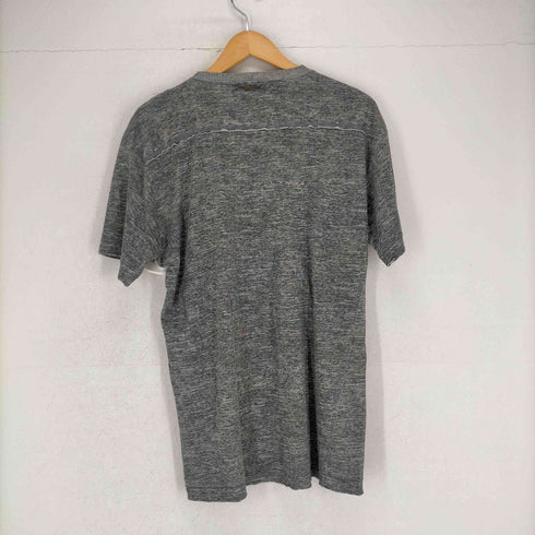 ディーゼル DIESEL 肩ジップデザイン霜降りTシャツ メンズ JPN:M