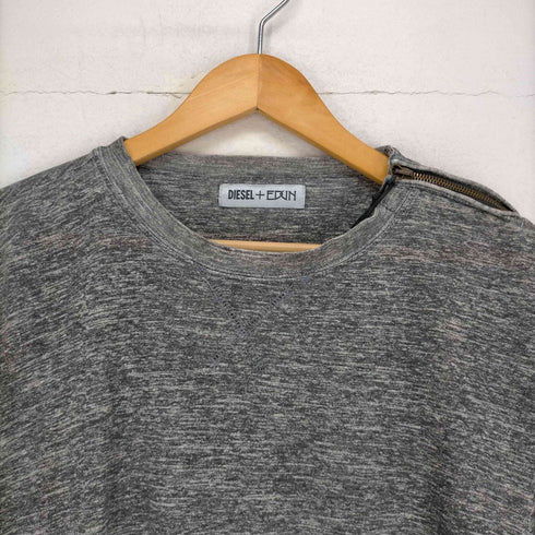 ディーゼル DIESEL 肩ジップデザイン霜降りTシャツ メンズ JPN:M