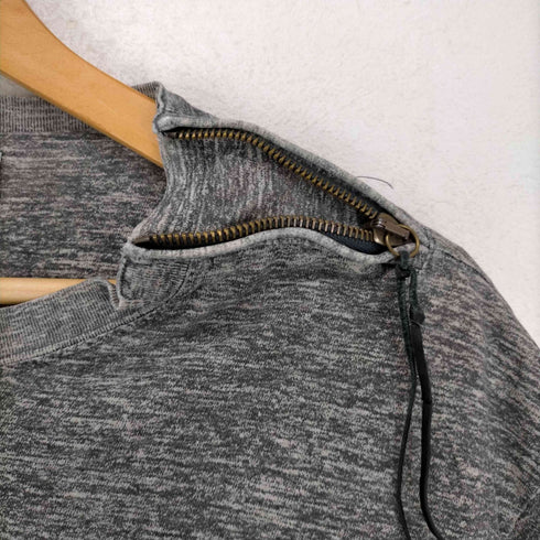 ディーゼル DIESEL 肩ジップデザイン霜降りTシャツ メンズ JPN:M