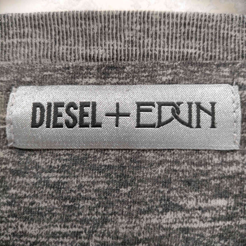 ディーゼル DIESEL 肩ジップデザイン霜降りTシャツ メンズ JPN:M