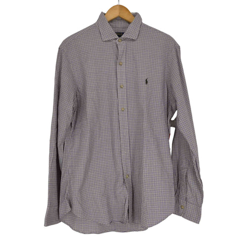ポロラルフローレン POLO RALPH LAUREN チェックシャツ メンズ JPN:L