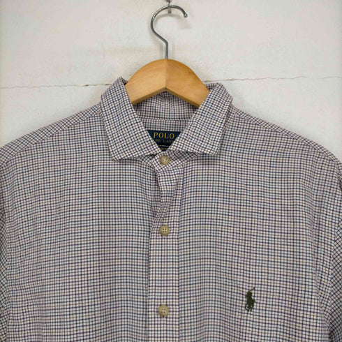 ポロラルフローレン POLO RALPH LAUREN チェックシャツ メンズ JPN:L