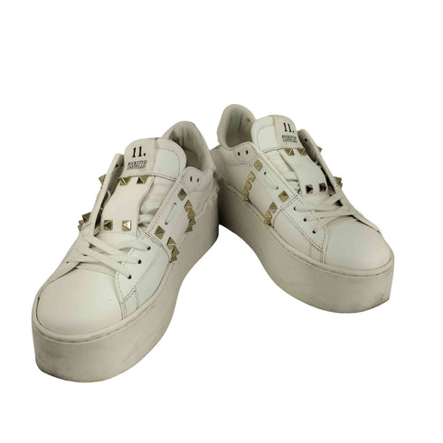 ヴァレンティノガラヴァーニ VALENTINO GARAVANI ROCKSTUD ロックスタッズ アンタイトルド フラットフォームスニーカー レディース 37