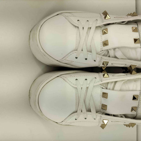 ヴァレンティノガラヴァーニ VALENTINO GARAVANI ROCKSTUD ロックスタッズ アンタイトルド フラットフォームスニーカー レディース 37