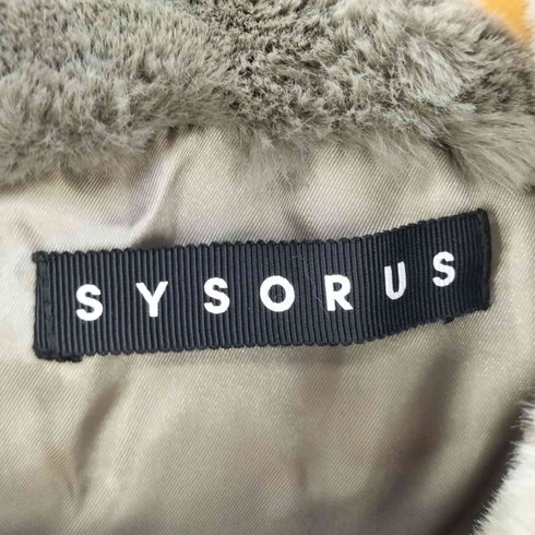 SYSORUS フェイクファーショートベスト レディース JPN:38
