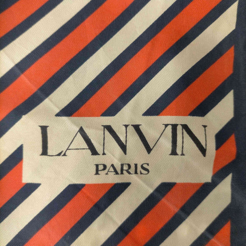ランバン LANVIN 総柄シルクスカーフ レディース