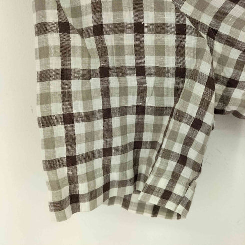 メーカーズシャツカマクラ Makers Shirt 鎌倉 LINEN オープンカラーボックスシャツ メンズ JPN:L