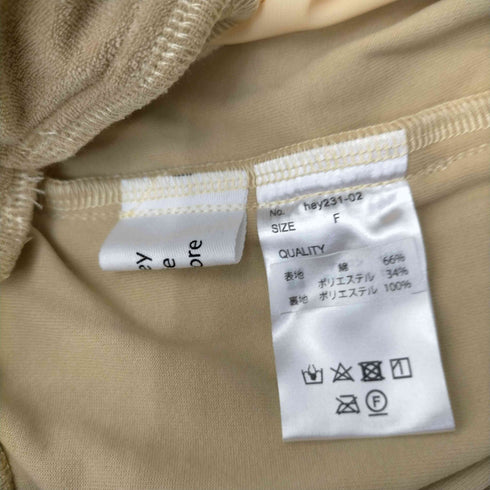 ヘイライフストア Hey life store high waist tuck pants レディース
