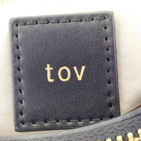トーヴ tov レザーコンビ 2way ショルダーバッグ レディース