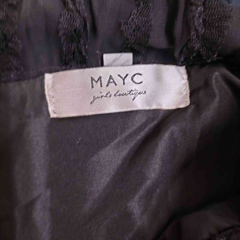 MAYC フリルライン ティアードメッシュフレアスカート レディース JPN:S