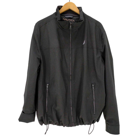 ノーティカ NAUTICA Stretch Jacket Mens Size 2XT Black Quilt Lined Water Resistant トラックジャケット メンズ JPN:XL
