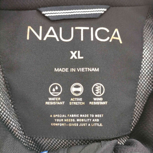 ノーティカ NAUTICA Stretch Jacket Mens Size 2XT Black Quilt Lined Water Resistant トラックジャケット メンズ JPN:XL