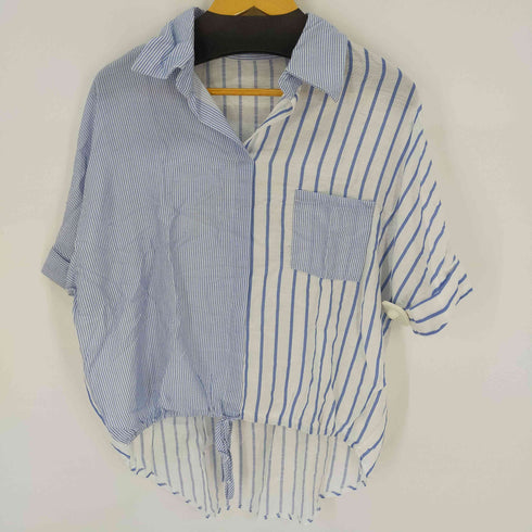 クレイジーストライプ スキッパーシャツ レディース ONE SIZE