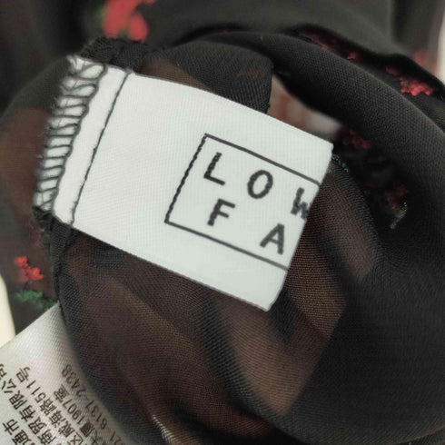 ローリーズファーム LOWRYS FARM 薔薇 シアーブラウス レディース FREE