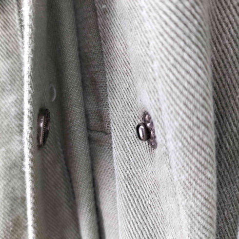 ダメージシャツ スナップボタン レディース ONE SIZE