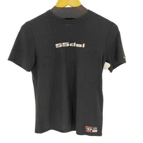 ディーゼル DIESEL フロントプリントカットソー ロゴプリント レディース import:XS