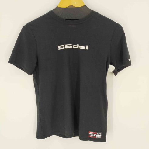 ディーゼル DIESEL フロントプリントカットソー ロゴプリント レディース import:XS