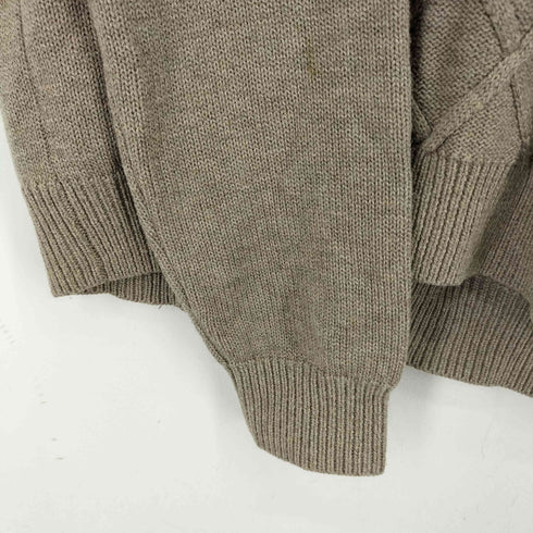 TOSCANO ショールカラー ケーブルニット レディース JPN:XXL