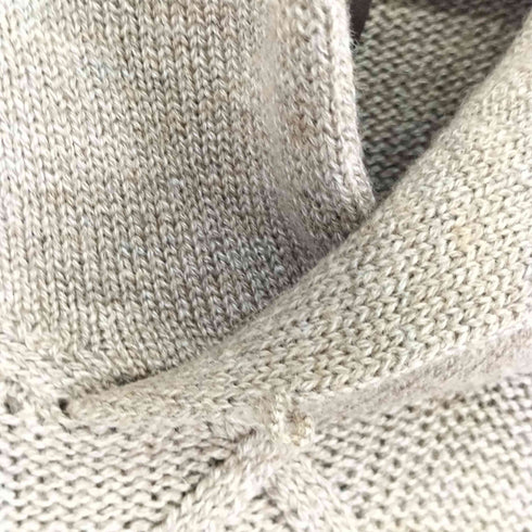 TOSCANO ショールカラー ケーブルニット レディース JPN:XXL