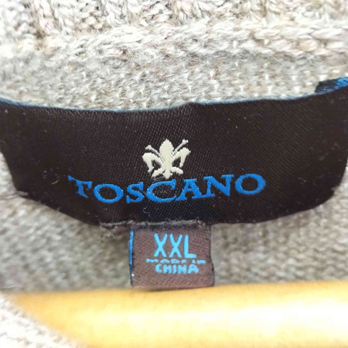 TOSCANO ショールカラー ケーブルニット レディース JPN:XXL
