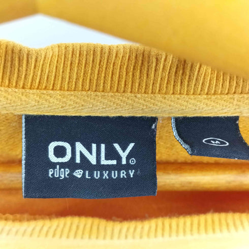 オンリー ONLY フロントプリント 切りっぱなし クロップドスウェット レディース JPN:M