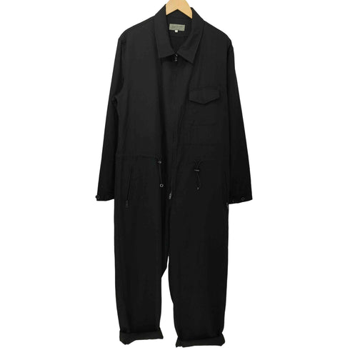ヨウジヤマモトプールオム Yohji Yamamoto POUR HOMME 13AW 100番 ウールギャバ ジャンプスーツ オーバーオール つなぎ メンズ 2