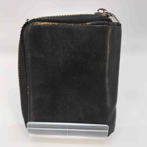 ヨウジヤマモト Yohji Yamamoto カードケース付き ラウンドジップ二つ折り財布 メンズ