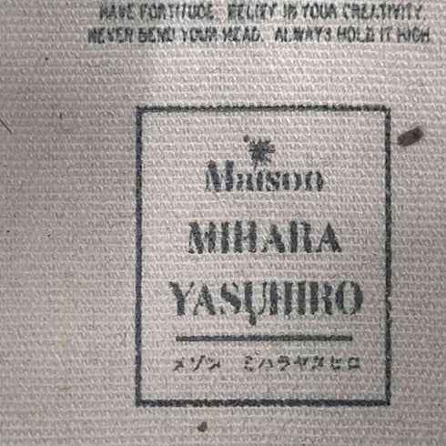 メゾンミハラヤスヒロ Maison MIHARA YASUHIRO PARKER OG Sole OD Canvas Low-top Sneaker メンズ JPN:42