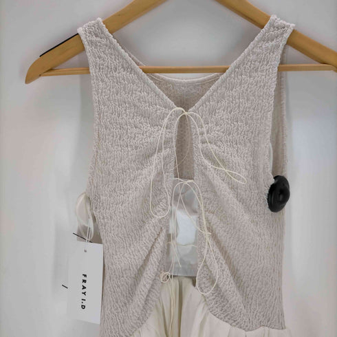 フレイアイディー FRAY I.D バックリボンカットコンビワンピース レディース 0