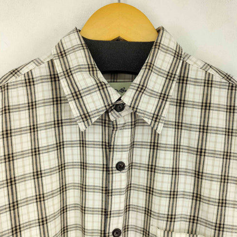 エディーバウアー Eddie Bauer 90S チェック L/S コットンシャツ メンズ import:M