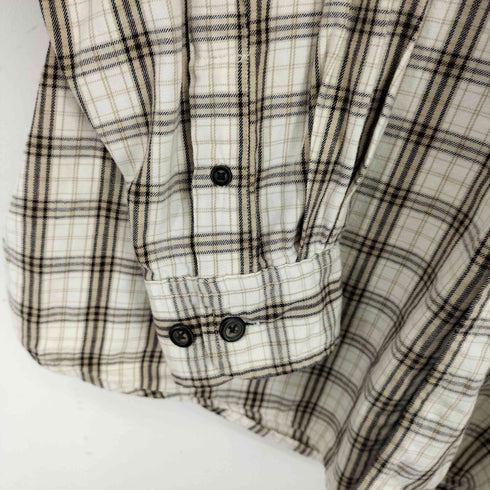 エディーバウアー Eddie Bauer 90S チェック L/S コットンシャツ メンズ import:M