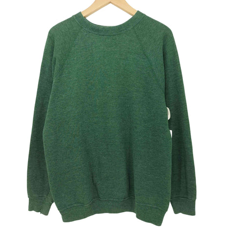 CASUAL WEAR 70s USA ラグランスリーブ 無地スウェット メンズ import:L